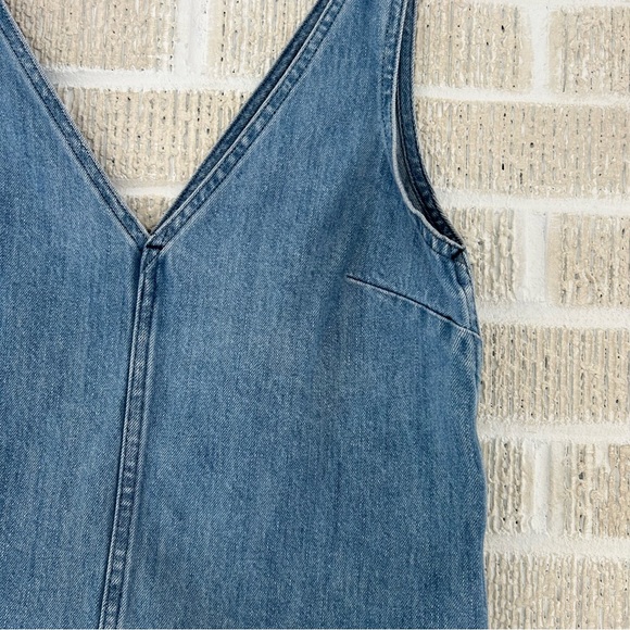 ABLE Cut Off Denim Cropped Tank Top - Picture 2 of 6